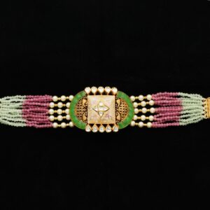 916 Gold Flair Pearl Bracelet AJB49