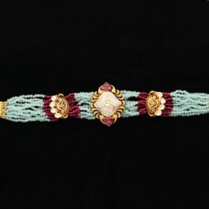 916 Gold Shining Pearl Bracelet AJB48