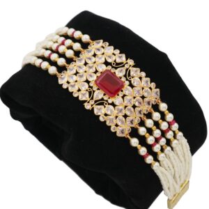 916 Gold Stunning Pearl Bracelet AJB30