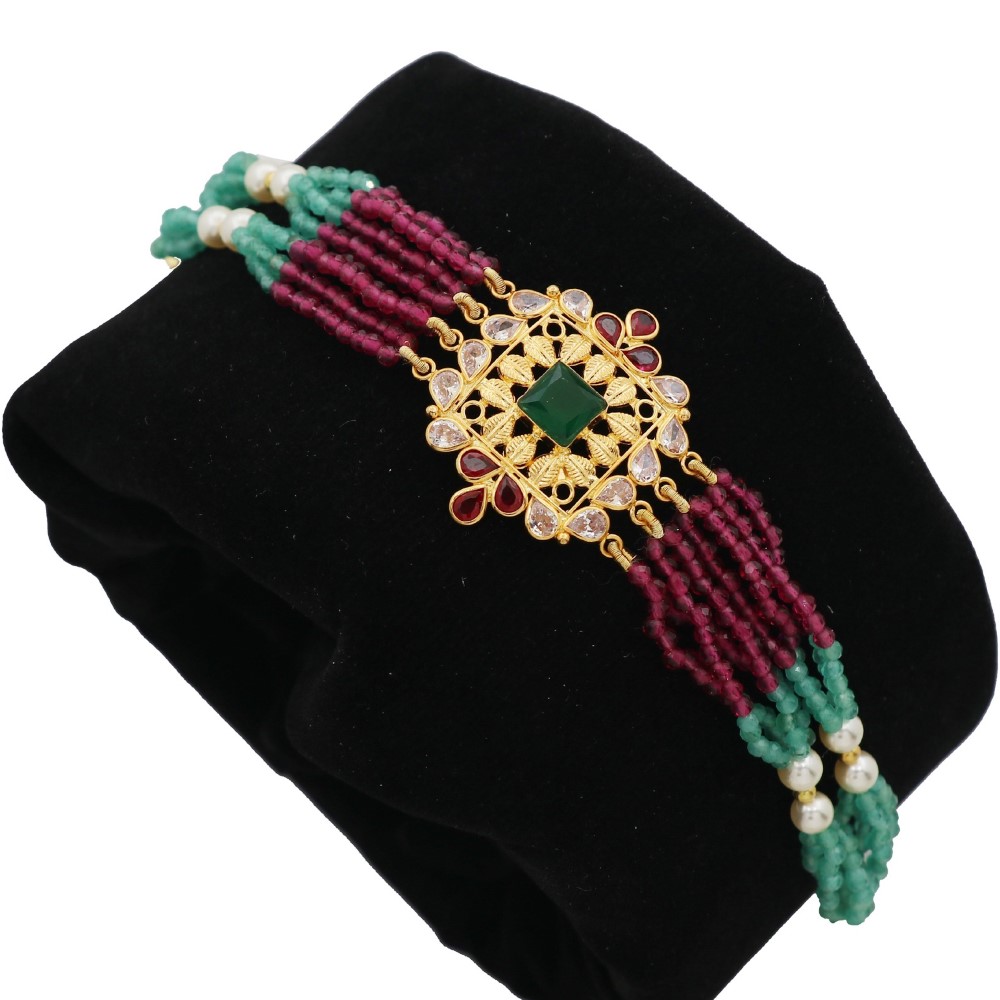 916 Gold Elite Pearl Bracelet AJB29