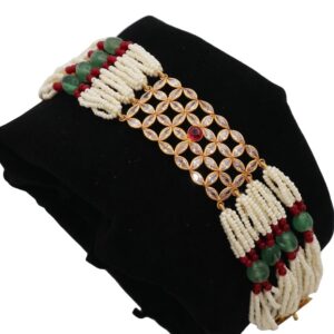 22k Gold Flair Colourful Pearl Bracelet AJB22