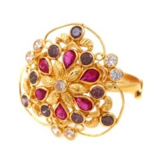 Colourful Pearl Cocktail Ring For Women
