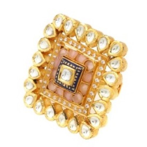 Colourful Pearl Stylish Ring For Women