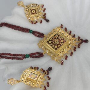 23kt gold thewa  jewellery