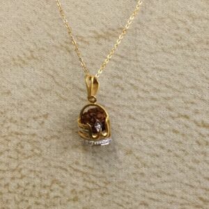 22K Gold Designer Pendant Chain