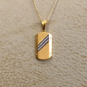 916 Gold Fancy Pendant Chain