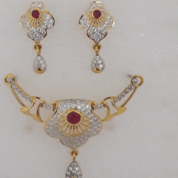 916 cz gold unique ms set