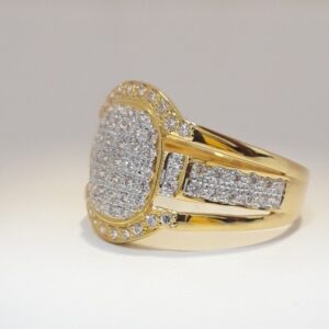 916 cz casual gents ring