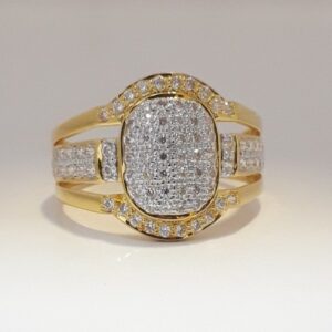 916 cz casual gents ring