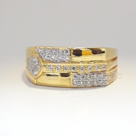 916 cz ring for men's ring