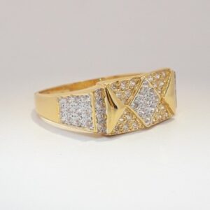 916 cz ring classic ring for men