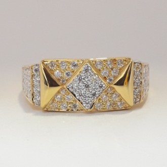 916 cz ring classic ring for men