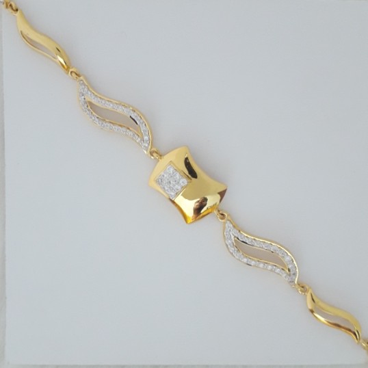 916 Gold decent bracelet