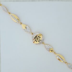 916 gold fancy carving bracelet