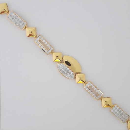 916 gold decent bracelet