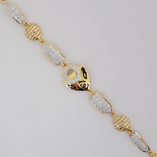 916 Gold carving bracelet
