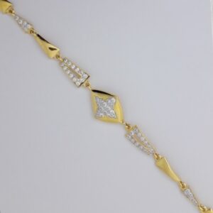 916 Gold unique bracelet
