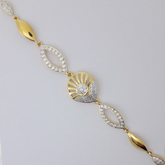 916 gold light weight bracelet