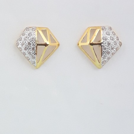 916 diamond shape earrings AT3545