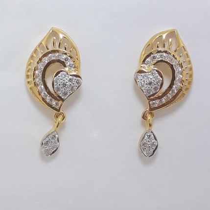 916 Gold decent earrings VZ9246