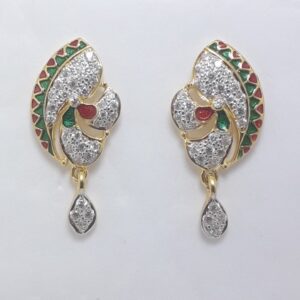 916 Gold fancy decent earrings WW0883