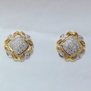 916 unique round shape earrings