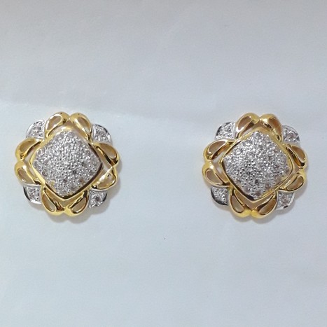 916 unique round shape earrings