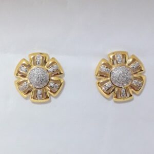 916 Gold unique round tops
