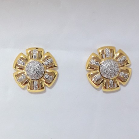 916 Gold unique round tops