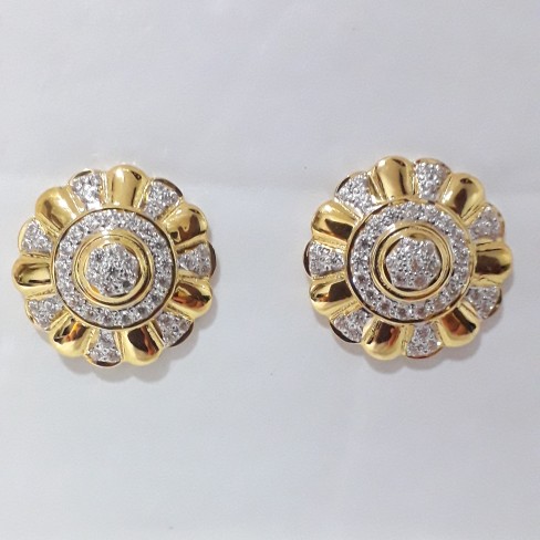 22KT Gold classic round tops