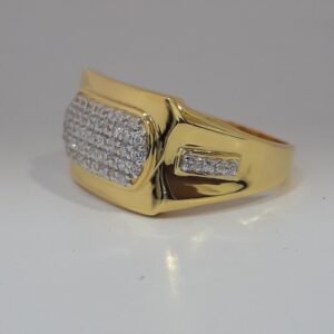 916 Gold classic ring for men MJ-CG4932