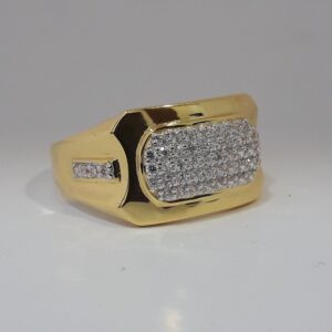 916 Gold classic ring for men MJ-CG4932