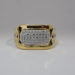 916 Gold classic ring for men MJ-CG4932