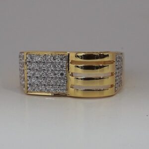 916 Gold casual gents ring MJ-OZ6241