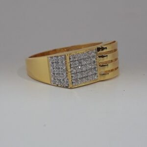 916 Gold casual gents ring MJ-OZ6241