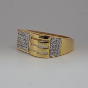 916 Gold casual gents ring MJ-OZ6241