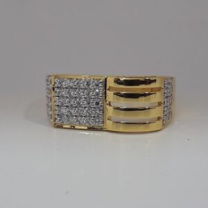 916 Gold casual gents ring MJ-OZ6241