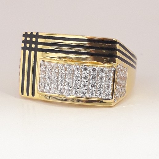 916 gold carving ring for men mj-pk2405
