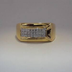 916 Gold unique gents ring MJ-ZW7785