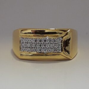 916 Gold unique gents ring MJ-ZW7785