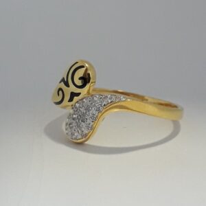 916 Gold fancy carving ring MJ-NH1974