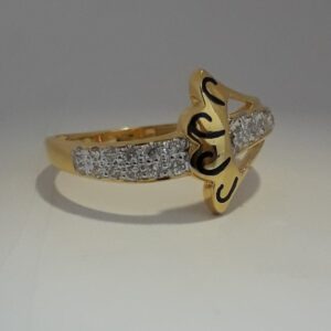 916 Gold fancy carving ring for woman MJ-ZA6511