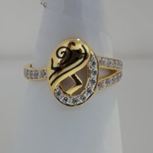 916 Gold carving ladies ring MJ-XO7053