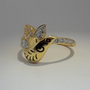 916 Gold fancy carving ladies ring MJ-WX1431