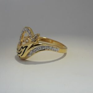 916 Gold unique carving ladies ring MJ-MB2607