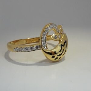 916 Gold unique carving ladies ring MJ-MB2607