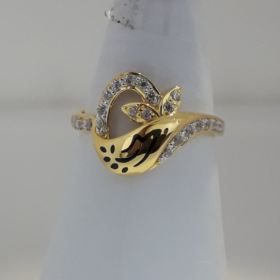 916 Gold unique carving ladies ring MJ-MB2607