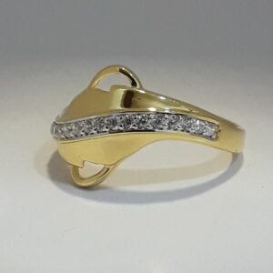 916 Gold Fancy Ring for woman MJ-IE2042