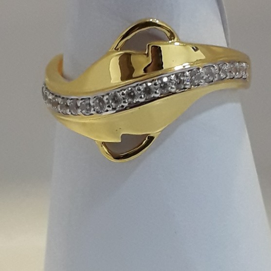 916 Gold Fancy Ring for woman MJ-IE2042