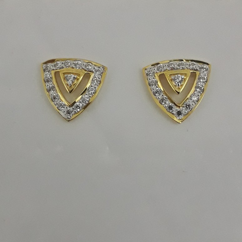 916 Gold fancy triangle tops